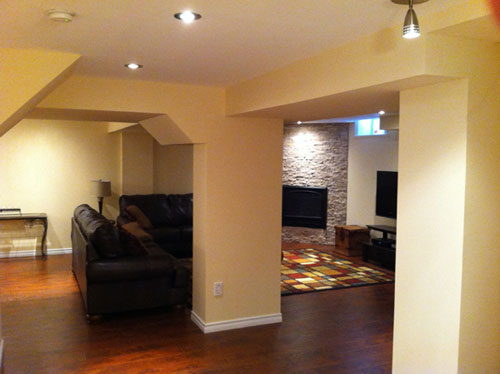 Basement Pot light installation - Residential Electrician - Ajax Whiby Oshawa